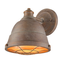 Golden 7312-1W CP - Golden Lighting Bartlett 1-light Wall Sconce in Copper Patina